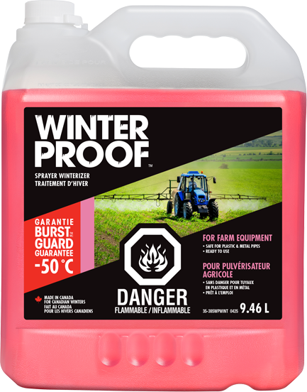 WINTERPROOF🅪 TRAITEMENT D’HIVER POUR PULVÉRISATEUR AGRICOLE